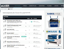 Tablet Screenshot of laser-engravers.de